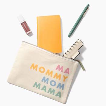 Mother's Day Mom Pouch with Pull and Puff Letters