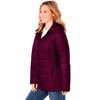 Woman Within Plus Size Packable Puffer Jacket - 4 of 4