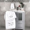 Linum Home Textiles 100% Turkish Cotton FIGI Embellished Towel Set - 3 of 4