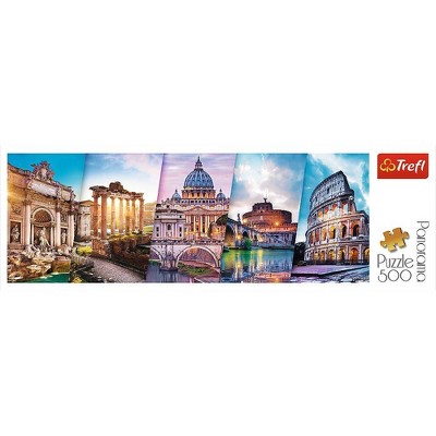 Trefl Panorama Traveling to Italy Jigsaw Puzzle - 500pc