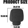 TruAIR 2 Pack Car Seat Covers, Leather Front Cushion Protectors with Pockets - 2 of 4