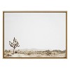 Kate and Laurel Sylvie Lone Joshua Tree Framed Canvas by Amy Peterson Art Studio, 31.5 x 41.5, Natural - 2 of 4