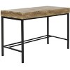 Patrick 2 Drawer Desk - DSK2207 - Brown/Black - Safavieh - 4 of 4