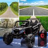 24V Kids Ride-On UTV Car with Remote Control, Spring Suspension, LED Lights, Music & USB, Metal Frame Battery Powered Electric Vehicle Toy - 3 of 4