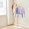 YIYIBYUS Freestanding Entryway Coats Rack with Stable for Coats, Hats, Scarves, Clothes, and Handbags - 3 of 4