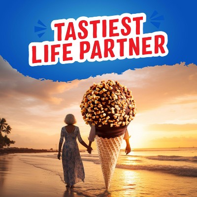 Nestle Vanilla Caramel Drumstick Ice Cream Cone - 4pk