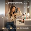 Automatic Curling Iron with 1" Barrel, Ceramic Auto Rotating Hair Curler, 4 Temps & 3 Timer,Anti-Tangle, Auto Shut-Off - 2 of 4