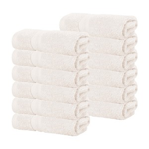Smart Dry Cotton Medium Weight Solid Towel Set by Blue Nile Mills - 1 of 4
