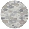 Ivory Beige And Gray Geometric Washable Indoor Outdoor Area Rug - 4 of 4