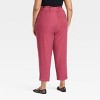 Women's Super-High Rise Tapered Ankle Pull-On Paperbag Pants - A New Day™ - 2 of 3