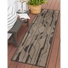 Liora Manne Monaco  Indoor/Outdoor Area Rug  Taupe.. - 3 of 4