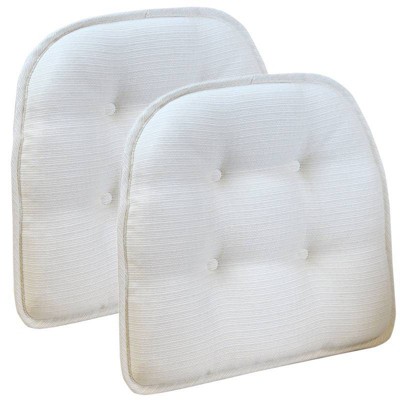 Dropship 2Pcs Round Chair Pads 15 Inches Flannel Seat Cushions For