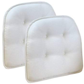 Gripper Non-Slip 15" x 16" Omega Tufted Chair Cushions Set of 2