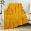 PAVILIA Super Soft Fleece Flannel Ribbed Striped Throw Blanket, Luxury Fuzzy Plush Warm Cozy for Sofa Couch Bed - 2 of 4