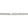 Black Bow Jewelry 4.25mm, Sterling Silver, Hollow Rolo Chain Necklace - 4 of 4