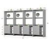 Aheaplus 30'' Freestanding Closet Organizer with Hanging Rods and Drawers, Closet System with Storage Shelves - 3 of 4