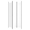 vidaXL 3-Panel Room Divider White 59.1"x86.6" Fabric - 4 of 4