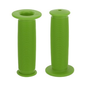 Unique Bargains Bike Handlebar Grips Covers 3.94" Green 1 Pair - 1 of 4