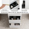 Whisen Freestanding Bathroom Vanity with Stone Resin Sink, U-Shaped Interior, 2 Soft-Close Drawers, Pre-Assembled Cabinet - 4 of 4