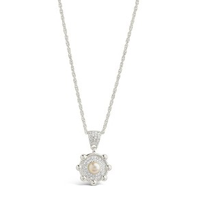 SHINE by Sterling Forever Etta Pendant Necklace - Silver - 1 of 4