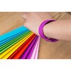Blue Panda 24 Pack Silicone Slap Bracelets for Kids, Snap Bracelets for Girls and Boys, Birthday Goodie Favors, Classroom Rewards, 6 Colors, 8.5 x 1" - 3 of 4