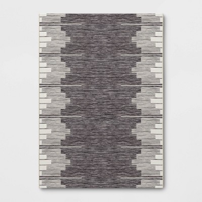 Graphic Steps Outdoor Rug Black - Project 62™