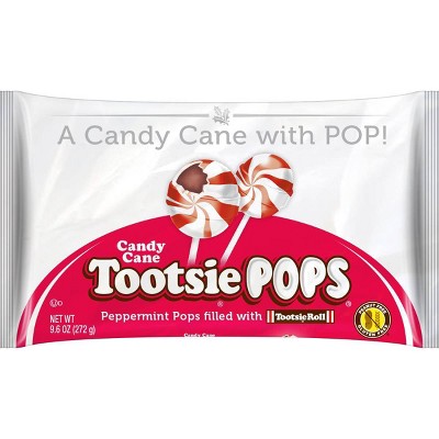 Tootsie Pop Holiday Candy Cane Pops - 9.6oz