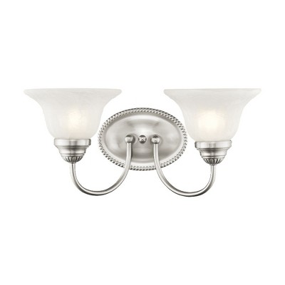 Livex Lighting Edgemont 2 - Light Vanity in  Brushed Nickel