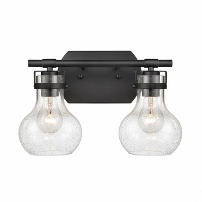 Elk Home Salamanca 2 - Light Vanity in  Matte Black