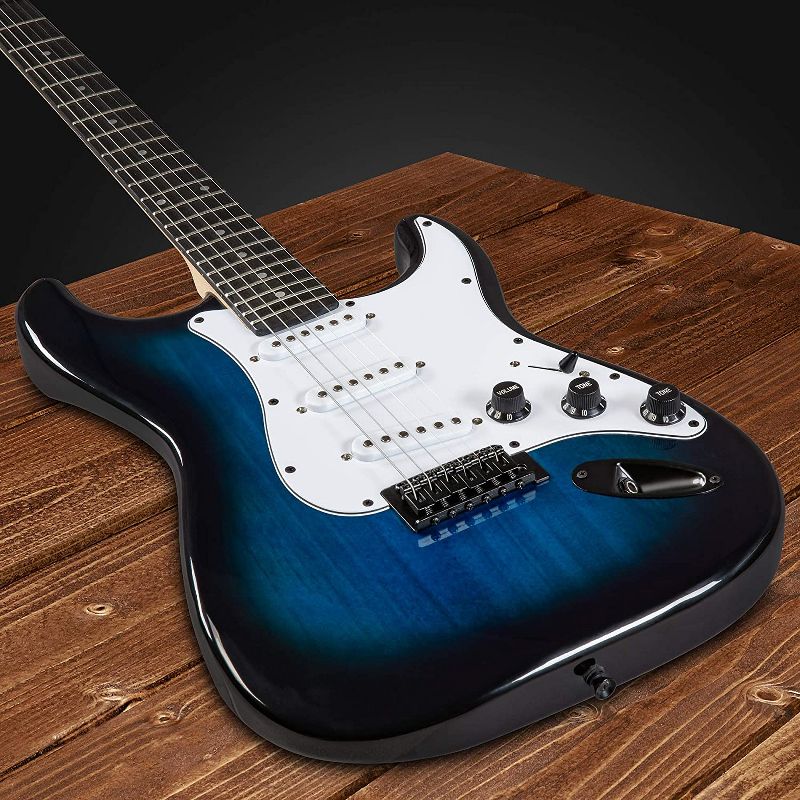 LyxPro 39" Stratocaster Electric Guitar Beginner Kit, 4 of 9