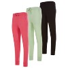 Womens Running Workout Fleece Joggers Sweatpants with Pockets and Elastic Cuff, Pack of 3 Up to XXL - 2 of 4