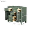 NicBex 35.51" Bathroom Storage Cabinet without Sink, Bathroom Vanity, 4 Spacious Drawers and 2 Cabinet Door for Bathroom - 2 of 4