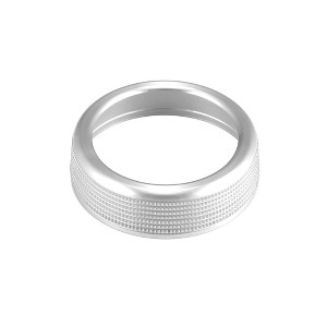 Unique Bargains Multimedia Knob Cover Ring Aluminum Alloy Knob Cover Ring for BMW 1 2 3 4 5 6 7 Series X3 X4 X5 X6 - 1 of 3