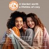 Bedsure Flannel Blanket – Solid Color Plush Throw, Ultra Soft and Fuzzy, 280GSM Lightweight Cozy Blanket for Bed or Couch - 3 of 4
