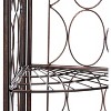 Kings Brand Furniture Brushed Copper Metal 5 Tier Shelf Corner Rack Unit - 2 of 4