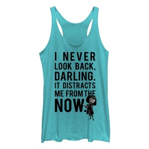 Women's The Incredibles Edna Mode Never Look Back Racerback Tank Top - 1 of 3