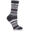 Heat Holders® Women's Stripe ULTRA LITE™ Socks | Thermal Yarn | Lightweight Winter Socks Tight Fit Shoes | Warm + Soft, Hiking, Cabin, Cozy at Home Socks | 3X Warmer Than Cotton - 4 of 4