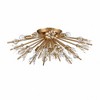 Elk Home Starburst 8 - Light Semi-Flush Mount in  Satin Brass - 3 of 3