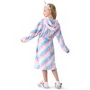 Joyfy Unicorn Kids Robe, Girls Bath Robe with Headband, Slippers, Eye Mask, Girls Christmas Pajamas - 3 of 4
