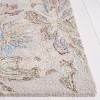 Blossom BLM556 Handmade Tufted Area Rug - Grey/Blue - 8' X 10' - Safavieh - 2 of 4
