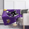 NFL Minnesota Vikings Helmet Stripes Flannel Fleece Blanket - 2 of 3