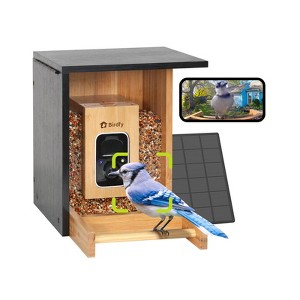 Smart Wild Bird Feeder with Camera for Outdoor , AI Enabled Bird Recognition & Solar Power - 1 of 4