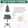 Yescom Christmas Tree Artificial with Lights, Xmas Tree, Foldable Hinged, Party Holiday Office Home Decoration - 2 of 4