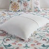Gracie Mills Swanson Large Medallion Floral 3-Piece Duvet Cover Set - 4 of 4