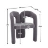 NicBex Set of 2 Modern Accent Chair,Teddy Barrel Side Chairs,Upholstered Armchair for Bedroom,Reading Room - 3 of 4