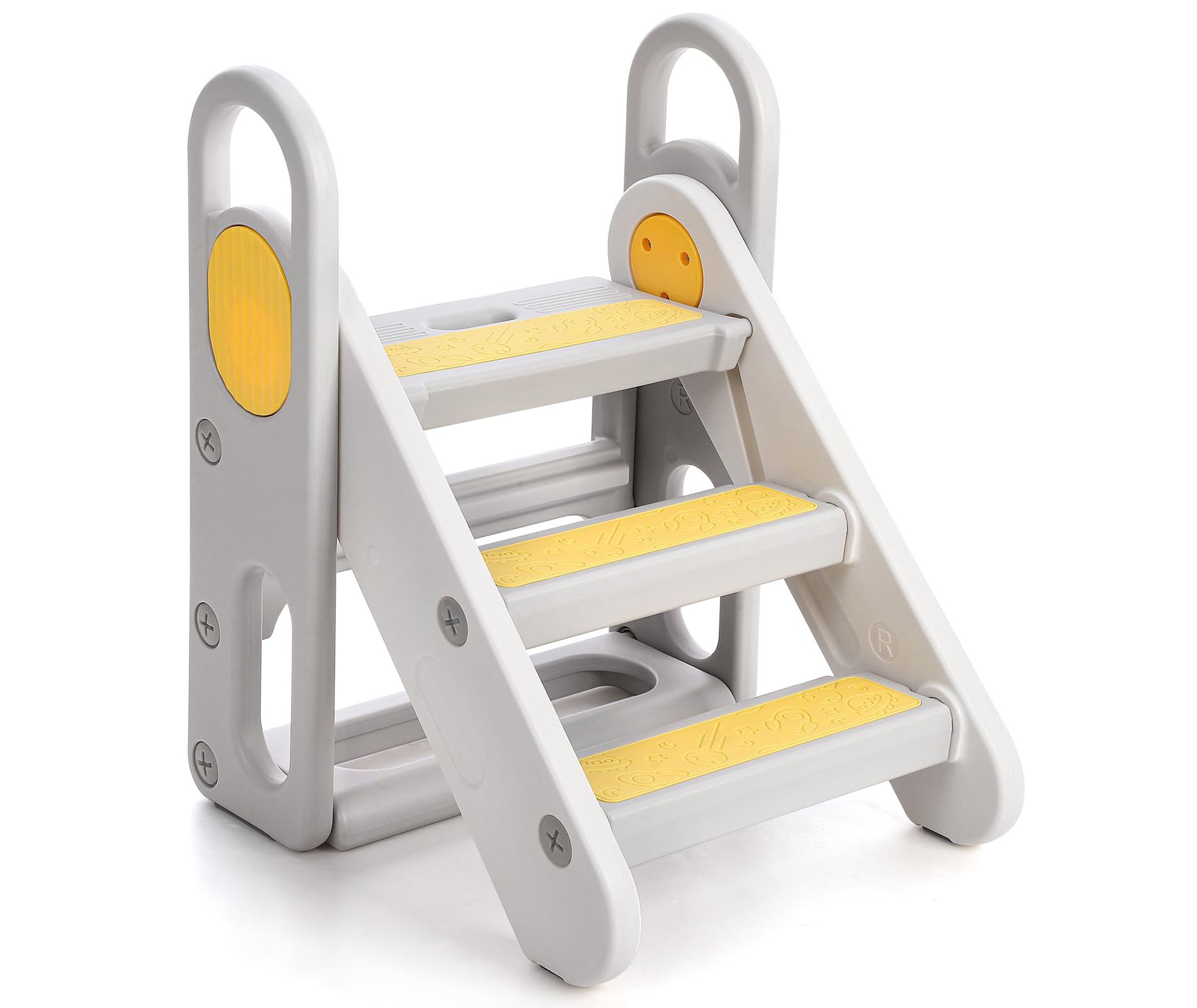 Toddler Step Stool for Bathroom Sink, Kids Standing Tower,Yellow