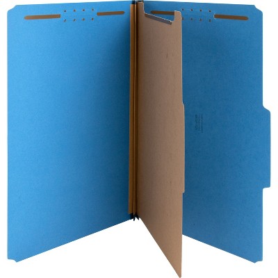 Nature Saver Classification Folders 1 Div 2" Exp. Legal 10/BX Dk. BE SP17221