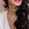 EVERLY JEWELRY | Sterling Silver Created Sapphire Fashion Pendant With Chain, 18-inch - 4 of 4