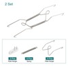 Unique Bargains Stainless Steel Invisible Design Tip Protector Vertical Plate Holder - 3 of 4
