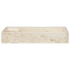 vidaXL Sink Cream 22.8 in.x15.4 in.x3.9 in. Marble - 3 of 4